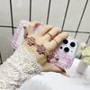 Applicable to Apple 16Pro transparent mobile phone case DIY bracelet glitter edge drill case Motorola mobile phone case G55, G73