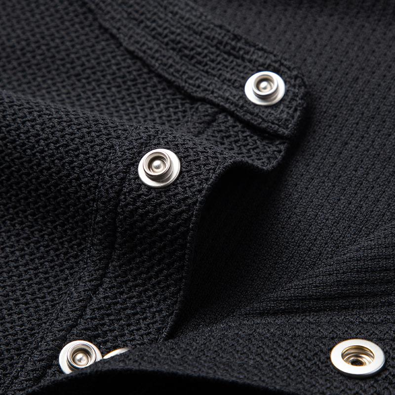 [Fashion Portal Collar] Spring Thin Fashion Versatile Casual T-shirt Sweatshirt