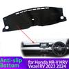 Para Honda HR-V HRV Vezel RV 2023 2024 Cubierta del Salpicadero del Coche Evitar Luz Alfombrilla del Panel de Instrumentos Funda Alfombras