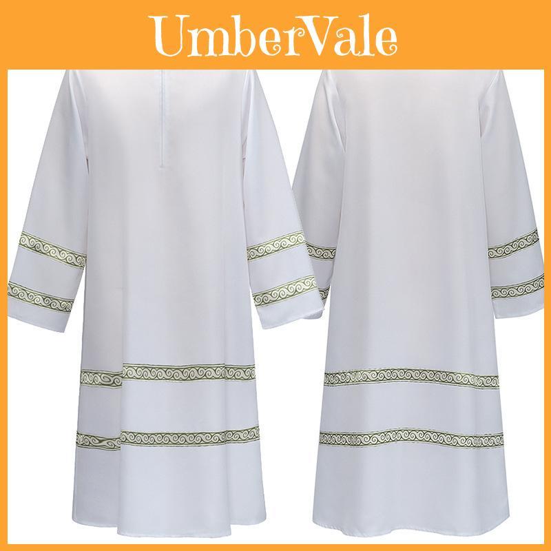Halloweenmiddle Eastern Male Costume Long Sleeve Jumpsuit Polyester Fabric For Stage Performance