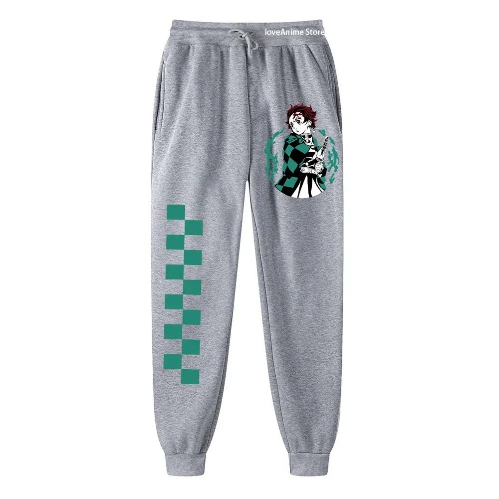 Japanese Anime Demon Slayer Women Pants Running Pants Joggers for Men Sweatpant Sport Jogging Fitness Gym Fleece Trousers