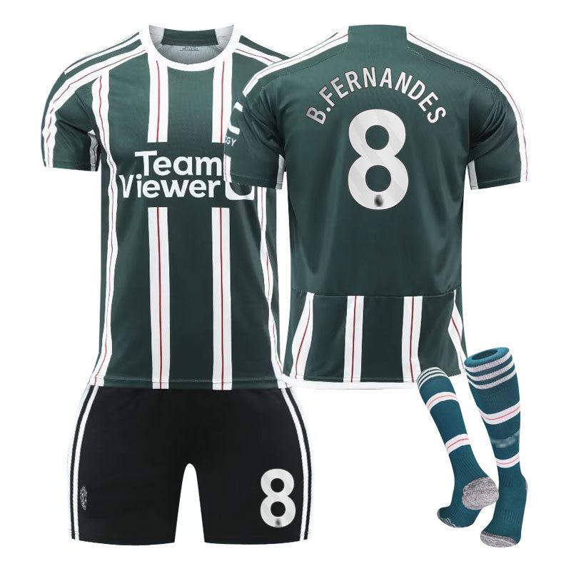 24/25 Manchester United Football Kits Jersey Set with Socks