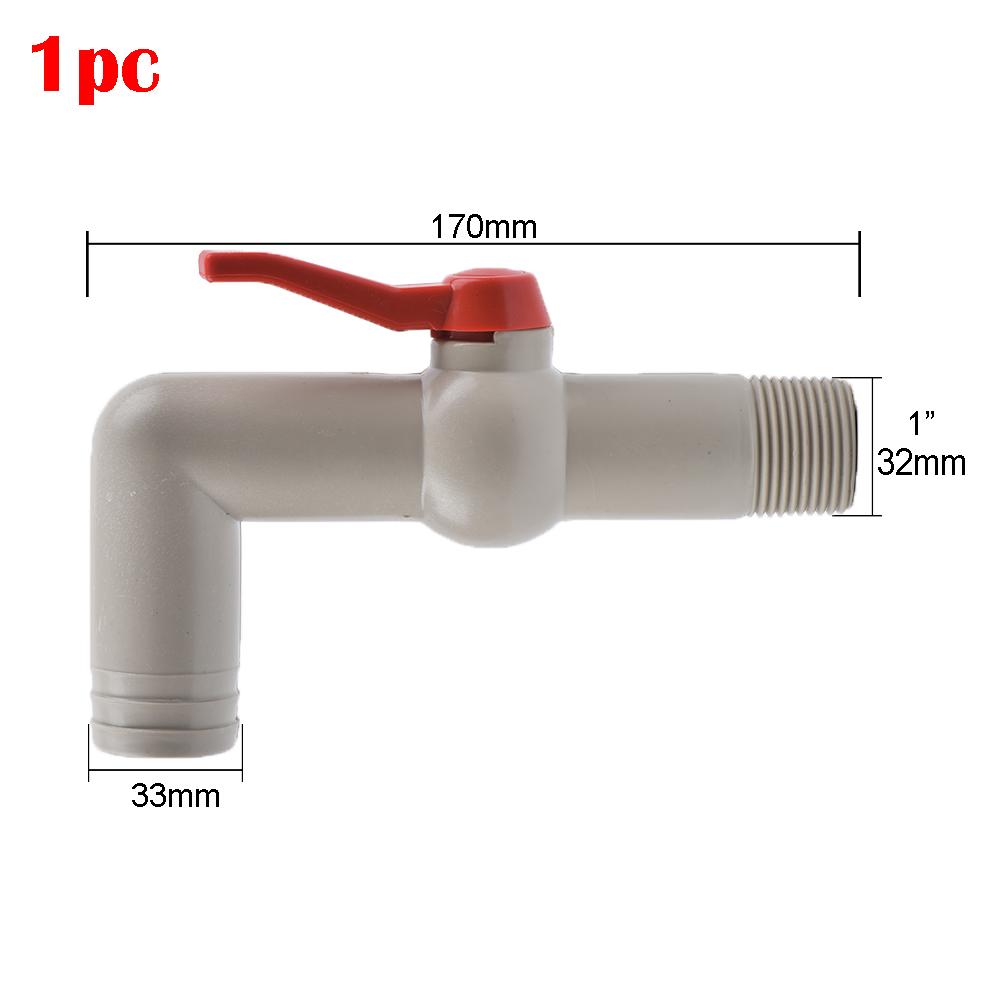 Garden Tank Faucet Filter Press S60X6 IBC Water Box Adapter Lengthen Connector Valve Sturdy Plastic Tap Hose Sludge Treatment