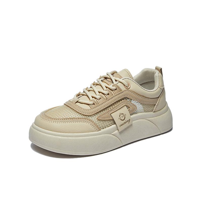 Summer little white shoes new Korean version ins female students height increase breathable sports board shoes trendy casual shoes SH602
