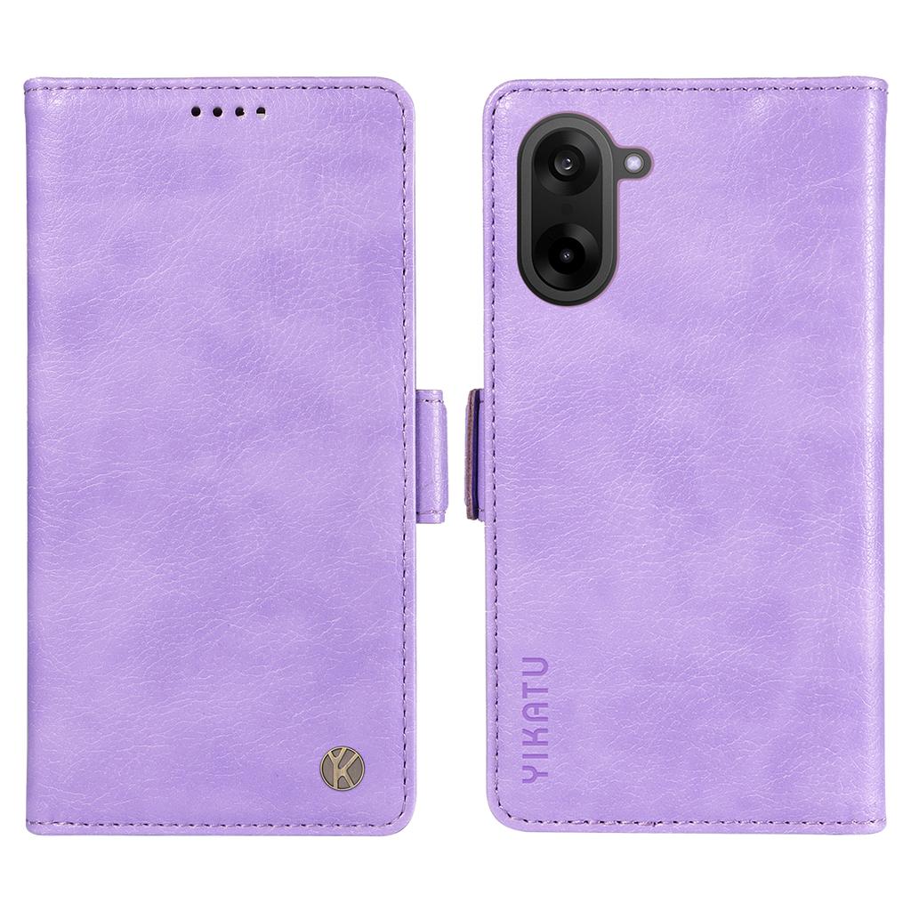 For OnePlus Nord CE5 5G/OnePlus Ace 5 Racing 5G Case YIKATU YK-007 Litchi Texture PU Leather Wallet Phone Cover