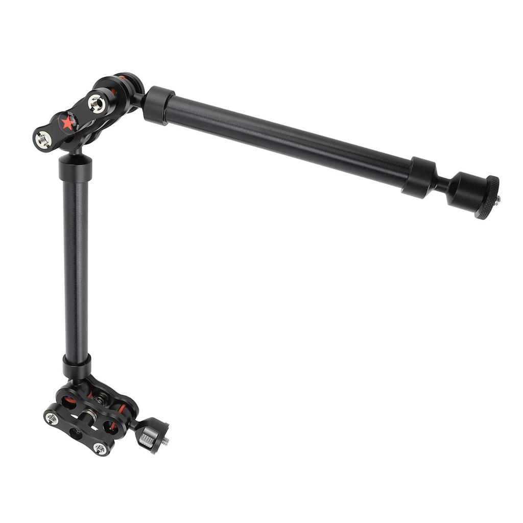 Camera Mount Adjustable Arm 530mm Double Section Extension Metal Articulated Arm Stand