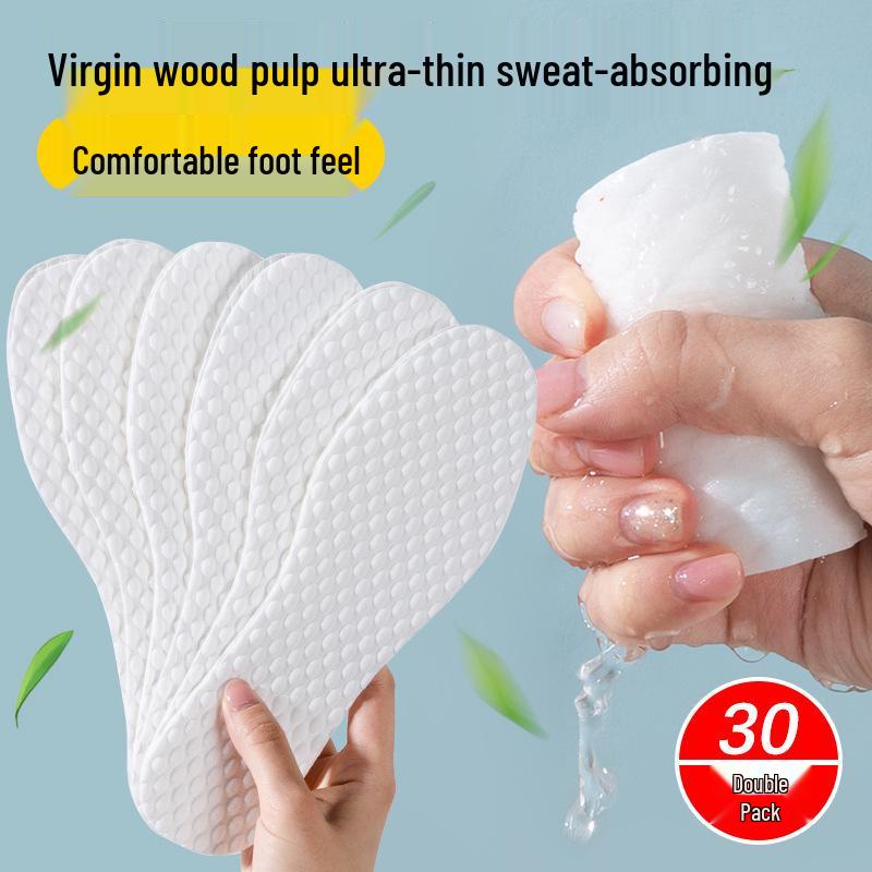 Wood Pulp Breathable Sport Insoles: Sweat-Absorbent, Wear-Resistant, Comfortable for Long Standing