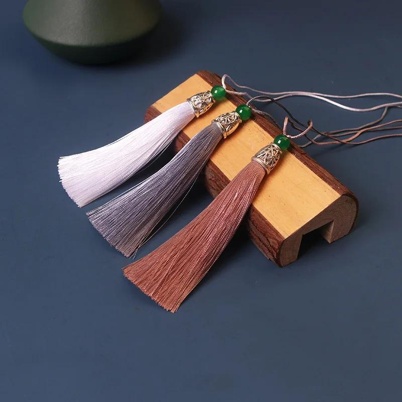 5pcs/Pack 10cm Multicolor Cotton Silk Tassel Cords Brush for Earrings Charm Pendant Tassel Fringe DIY Jewelry Making
