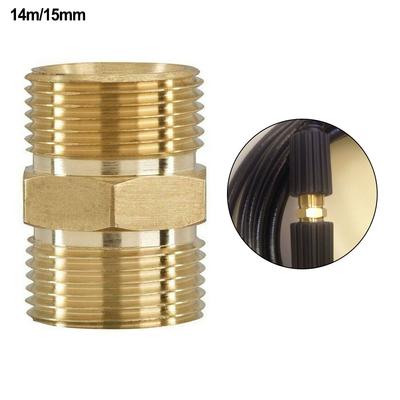 M22/14mm Adattatore maschio per connettore tubo flessibile M22/15mm Filettatura maschio Ottone