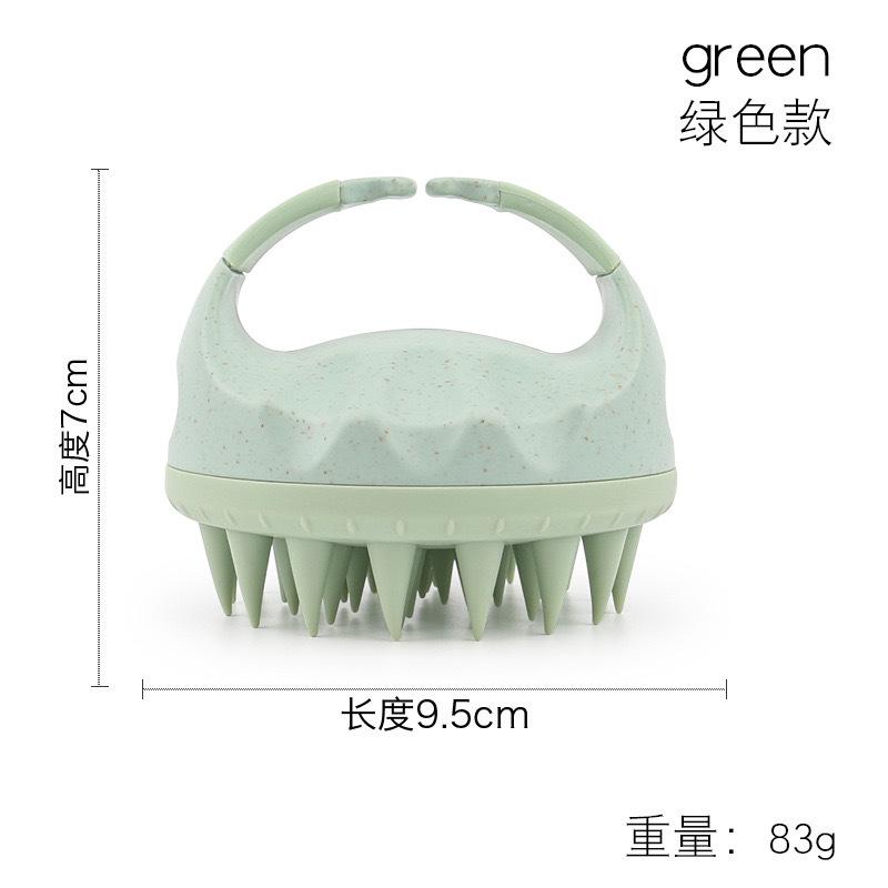 Shampoo Head Scalp Massage Brush Silicone Soft Skin Friendly Hair Washing Massager Comb SPA Massage Brush Beauty Hair Tool