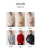 Women's 100% Pure Cashmere High Neck Sweater - Loose, Warm, Long Sleeve Knit Base Layer for Autumn/Winter