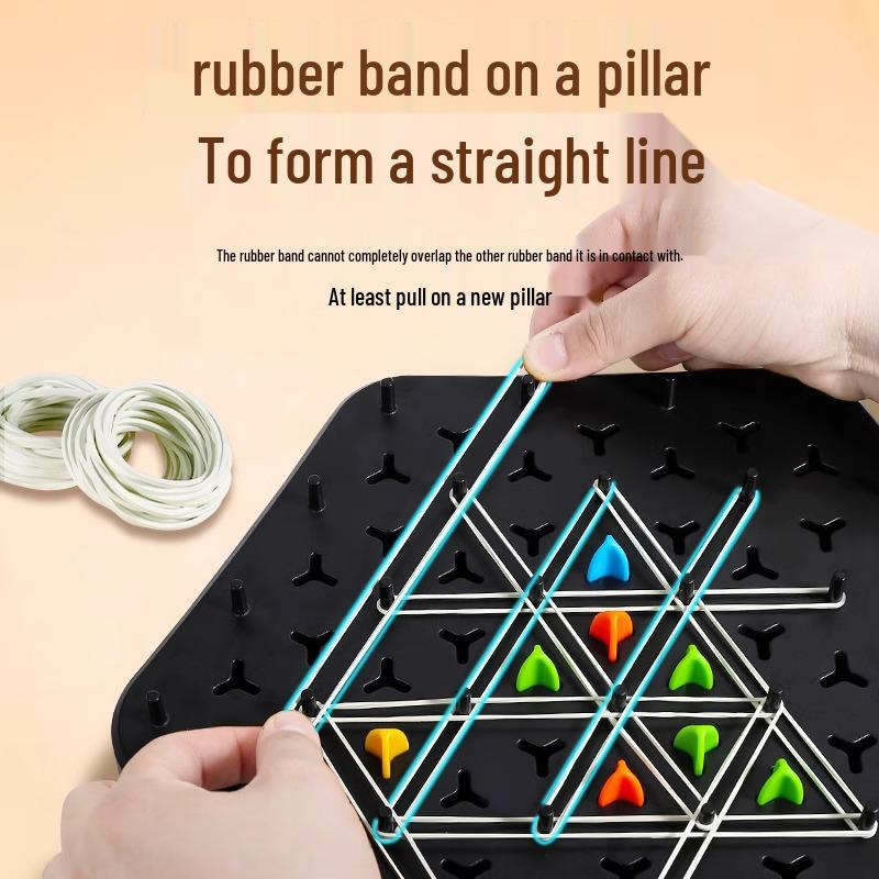 Trojúhelníková šachová bitva: Vzdělávací logická a koncentrační hra pro děti