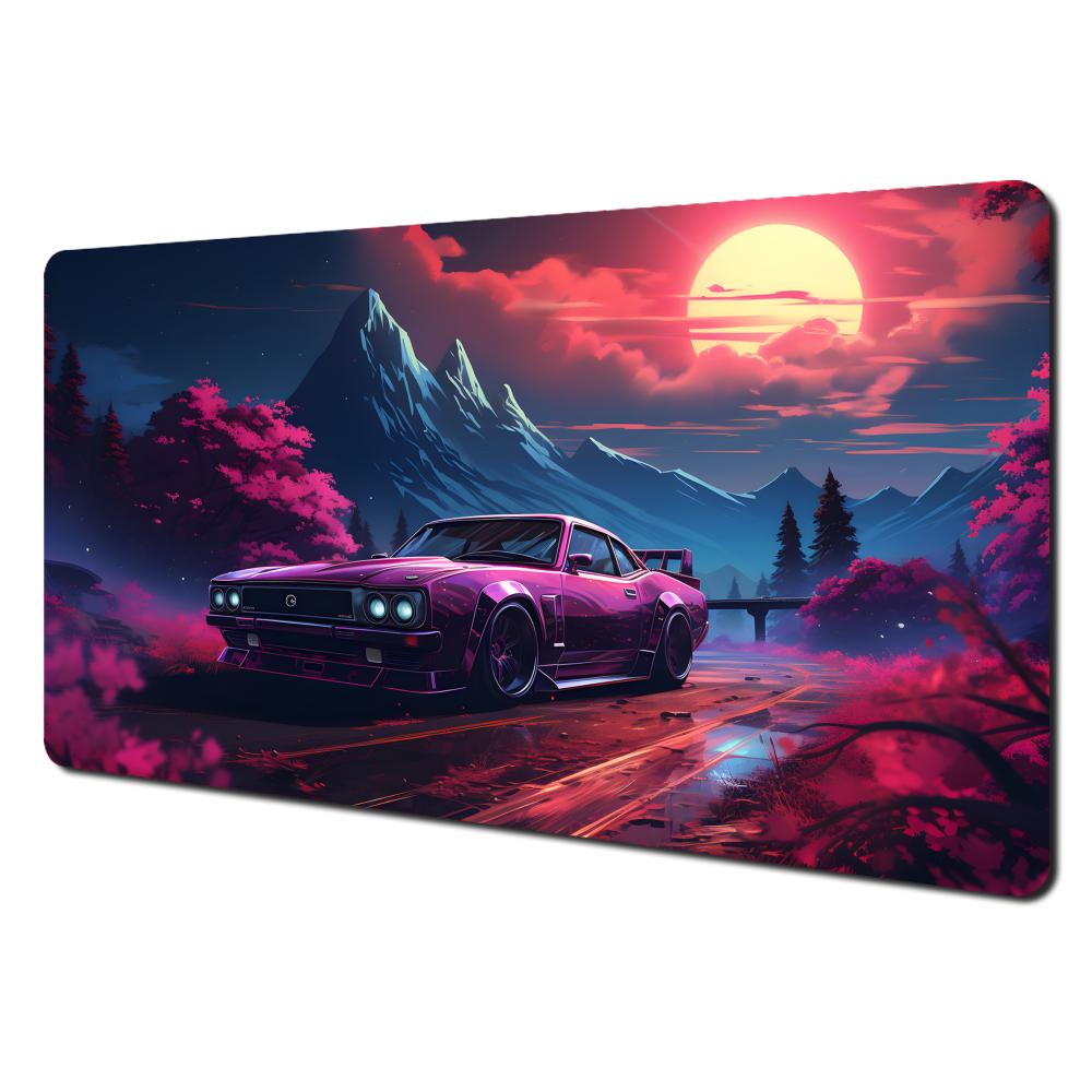 Cybostyle Sports Car Large Mouse Pad Desk Mat Stitched Edge NonSlip Keyboard Gaming Pad Office Rug Mouse Carpet Coupe Mousemat