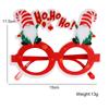 2023  Santa Snowman Glasses Christmas Decorations Christmas Glasses Frame Adult Kids Gift Christmas Xmas Decor New Year Noel