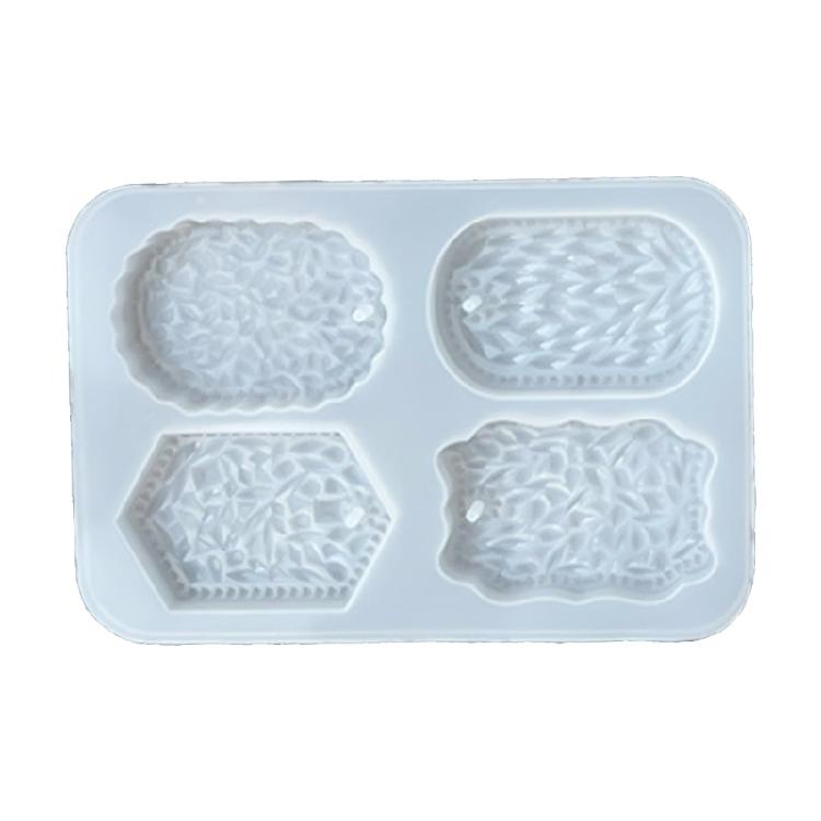 

Round Pentagon Heart Listing Mold Epoxy Silicone Mold Jewelry Casting DIY Crafts 1