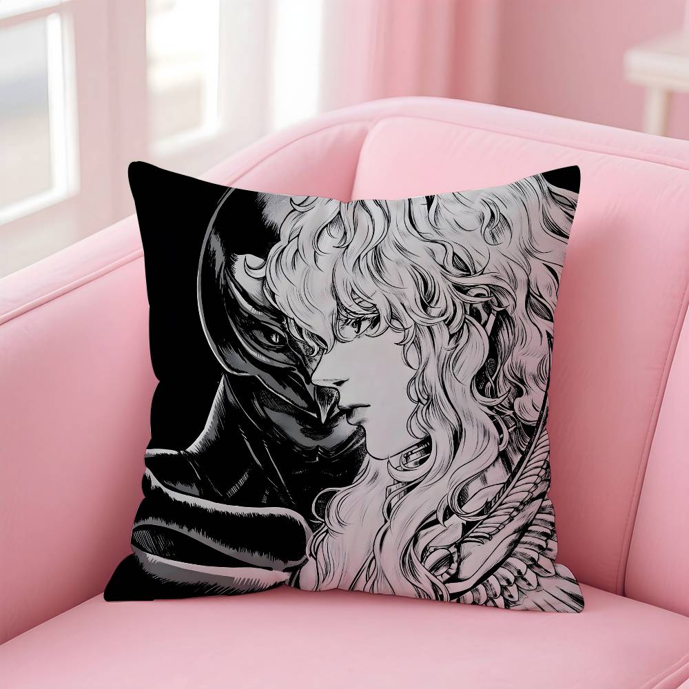 Classic comics B-Berserk Pillow Case Pattern Printed Pillowcase for Living Room Sofa Cushion Cover & Bedroom Decor