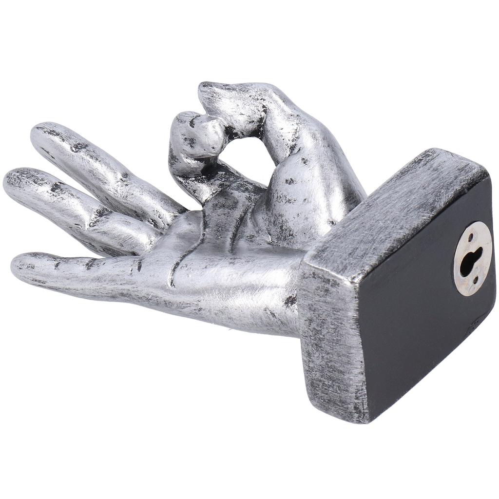 Harz Finger Statue OK Skulptur Schreibtischornamente Haus Retro Dekoration