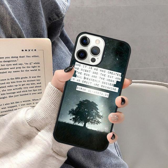 Muslimische Sure Ikhlas Islamische Zitate Handyhülle für iPhone 17 Air 16 16e 15 13 14 11 12 Pro Max Plus coque fundas Hülle