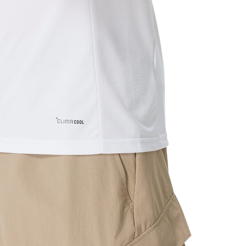 Adidas T Shirts Men's White Crew Neck Moderate KB1350