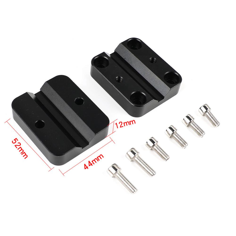 Motorcycle Phone GPS Mount Bracket Aluminum Alloy Compatible with 12mm 16mm Diameter Handlebars Securely Holds GPS