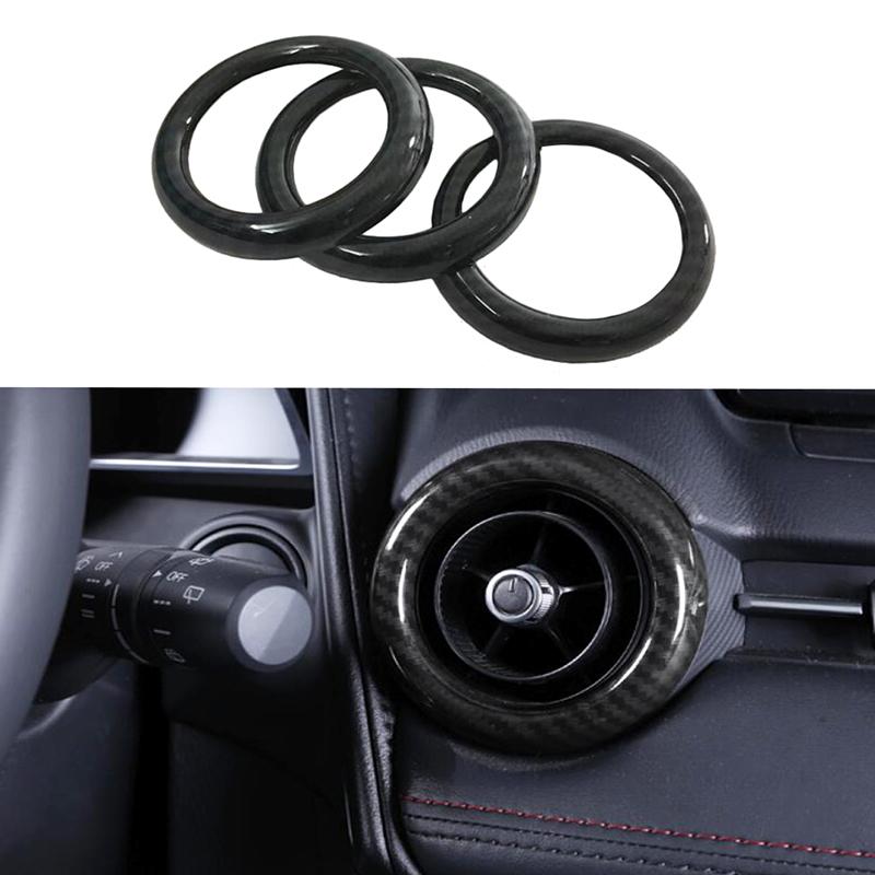 For Mazda CX-3 CX3 Dashboard mid console Gear Shift Frame Air Conditioning AC Vents Steering Wheel Panel speaker Cover Trim