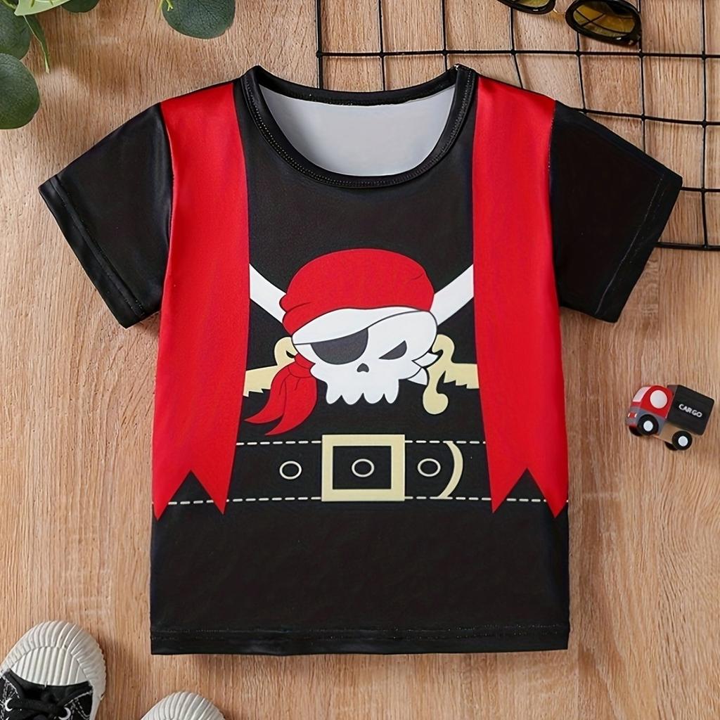 Neue Sommer kinder kurzarm cartoon 3D rolle-spielen gedruckt mode tops T-shirts lose atmungs casual trendy kleidung