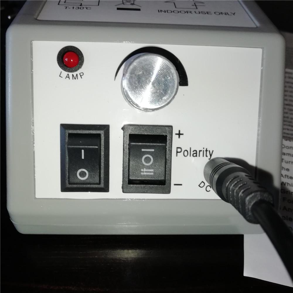 Profesionální elektrická vrtačka na manikúru Sada pilníku Sada Šedého pera na nehty s EU zástrčkou 100-240V