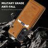 For Samsung Galaxy S25 Edge Magnetic Case with Detachable Card Holder TPU+PU Leather Phone Back Cover