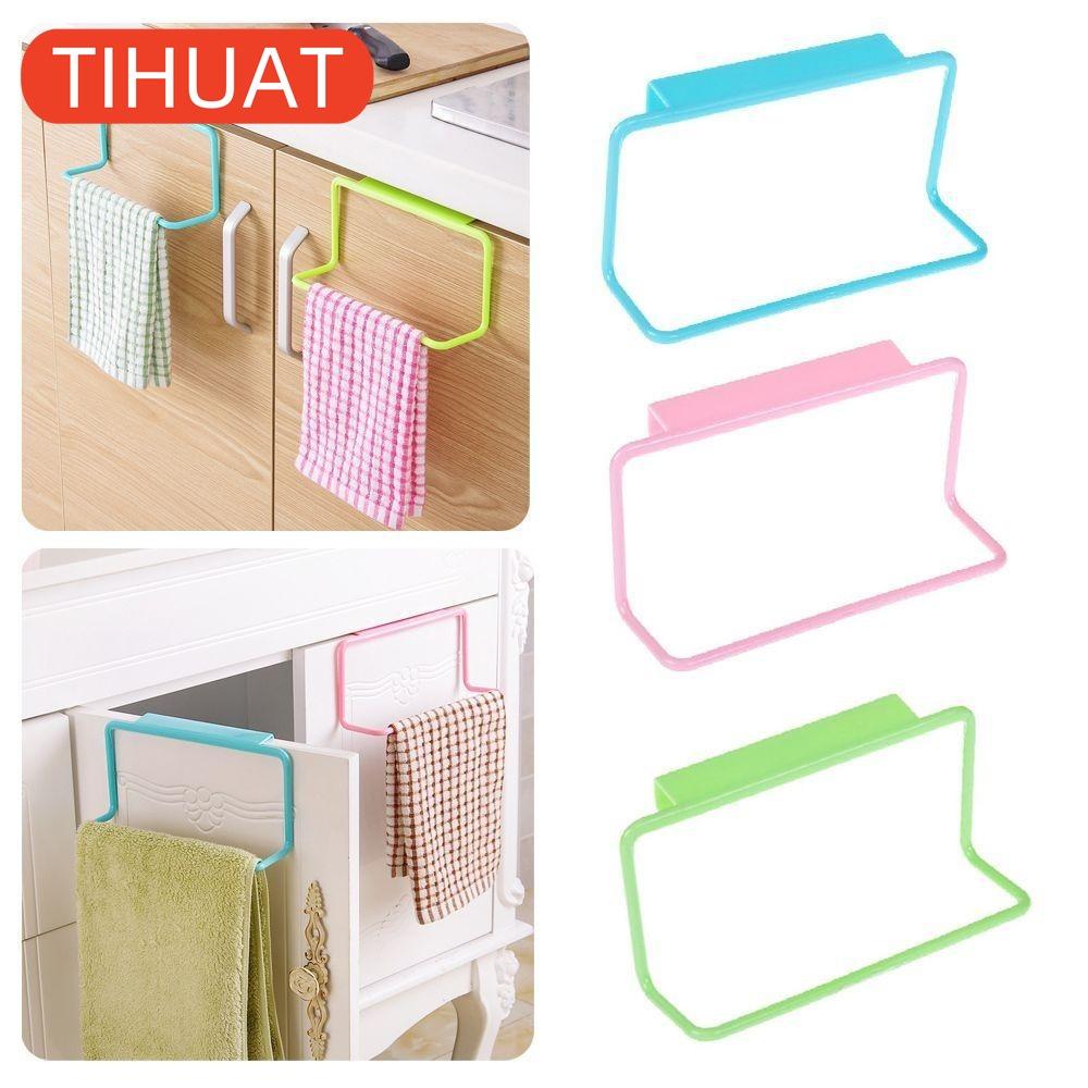 Portasciugamani Appendiabiti Appendiabiti Appendiabiti Barra Gancio Bagno Cucina Top Organizzazione domestica Colore caramella