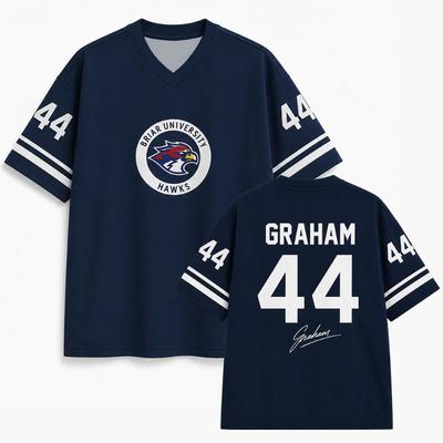 Cosplay Off Campus Briar University V-Ausschnitt Jersey Graham 44 22 DI LAURENTIS 66 Tucker46 T-Shirt Sommer V-Ausschnitt Damen Herren T-Shirt