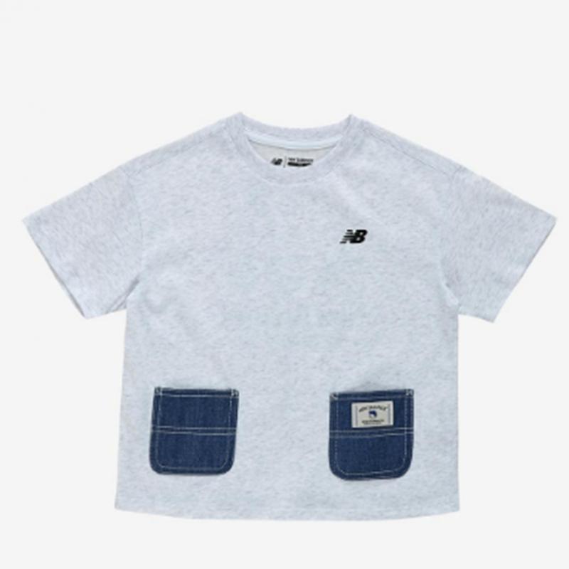 New Balance Kids Denim Point Short Sleeve Tee B1 Nk9ef2501u 59 Aa