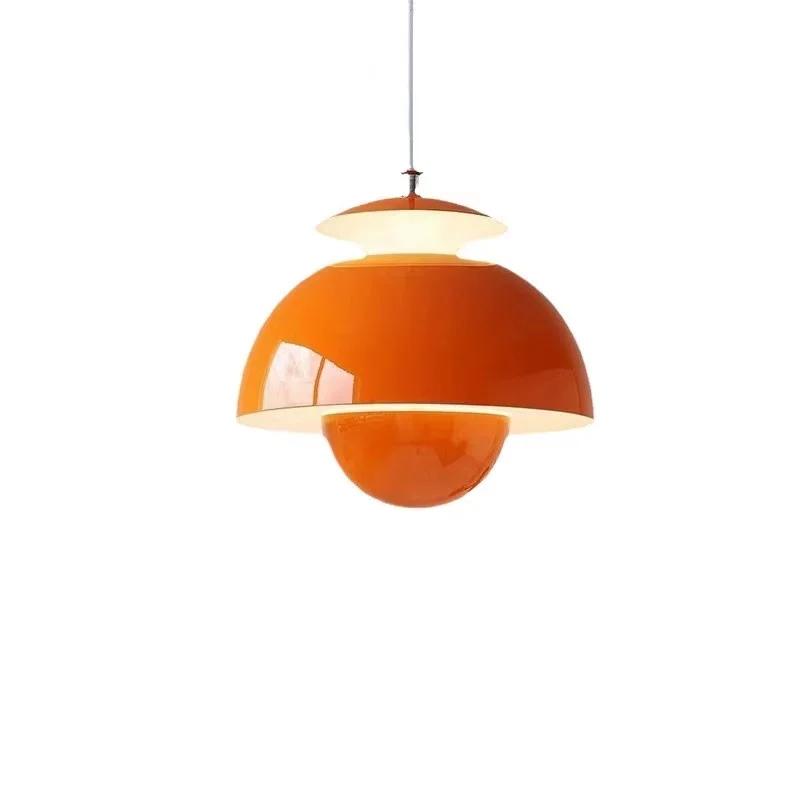 Nordisches Design Blütenknospe LED Pendelleuchte Restaurant Creme Stil Pendelleuchte Schlafzimmer Nachttisch Dänischer Klassiker Heimdekoration