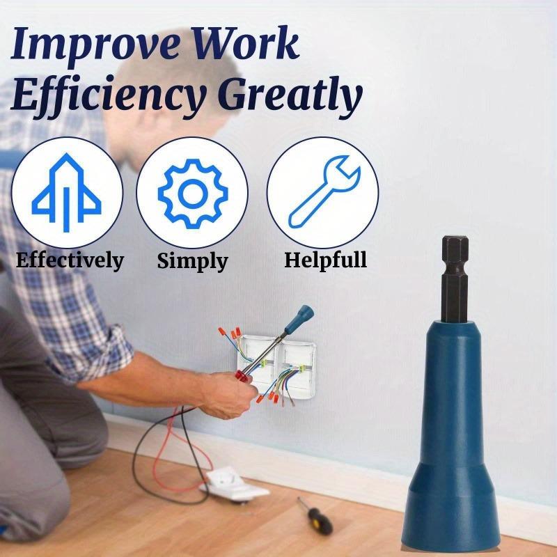 1/3pc Random Wire Screw Nut Driver Winding Tool Connector Socket Rotator