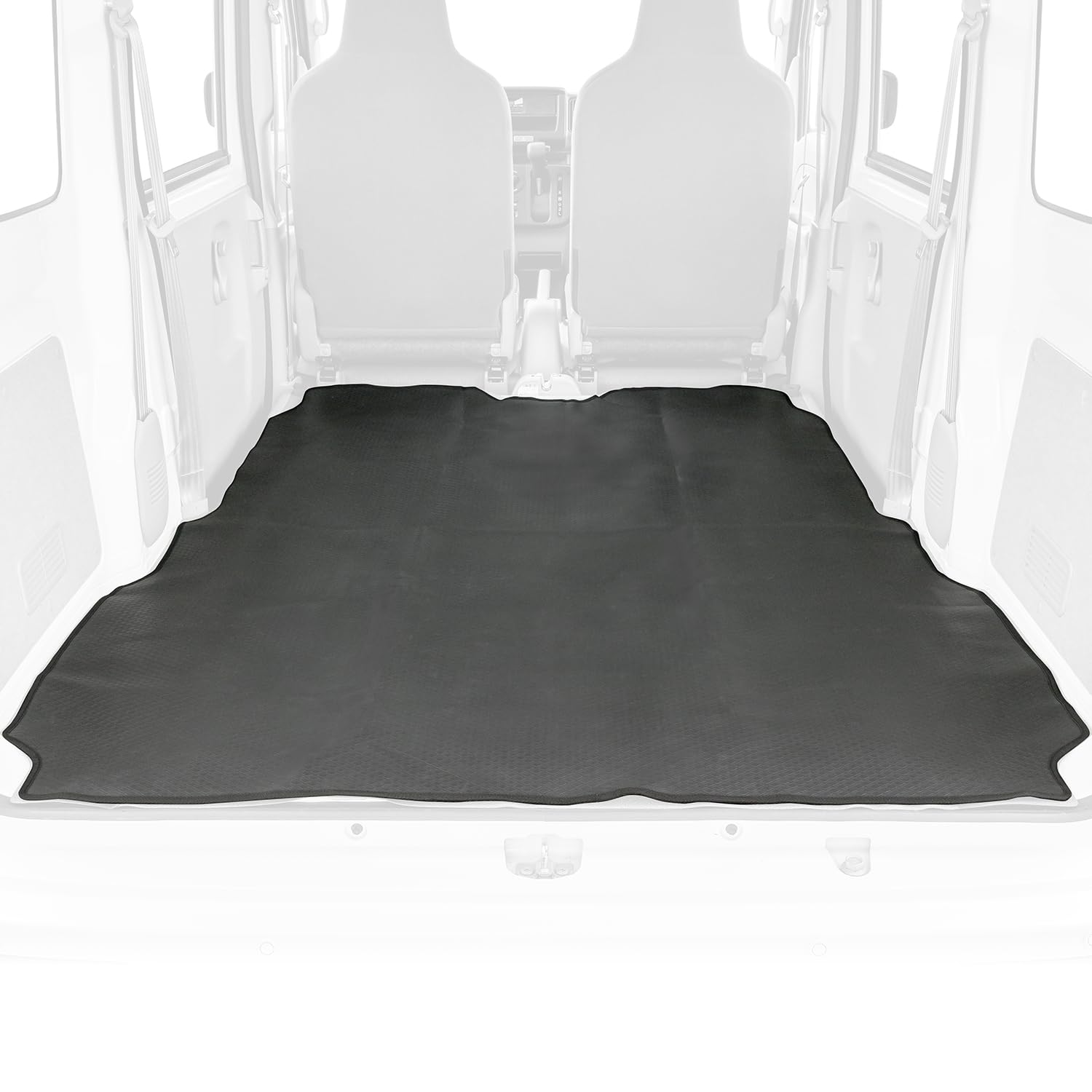 

SEIWA Reversible Luggage Mat IMP213 for Suzuki Full Trunk and Rear Seat Rubber Scratch Prevents Cargo from Nissan NV Mazda Scrum Mitsubishi Minicab чорний