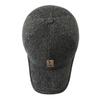 Warm Men's Winter Baseball Cap For Middle-aged Seniors In Thickened Wool Blend Design