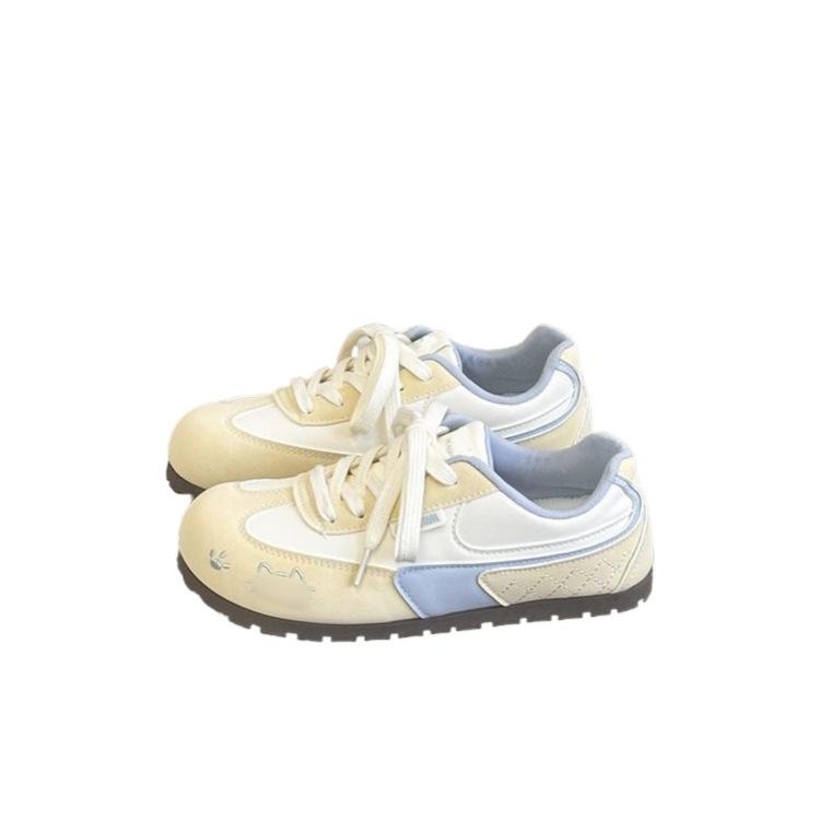 Autumn Shoes Campus Style Little White Shoes Women's 2025 Popular German Training Shoes Ins Tide Casual Versatile with Skirt Board Shoes