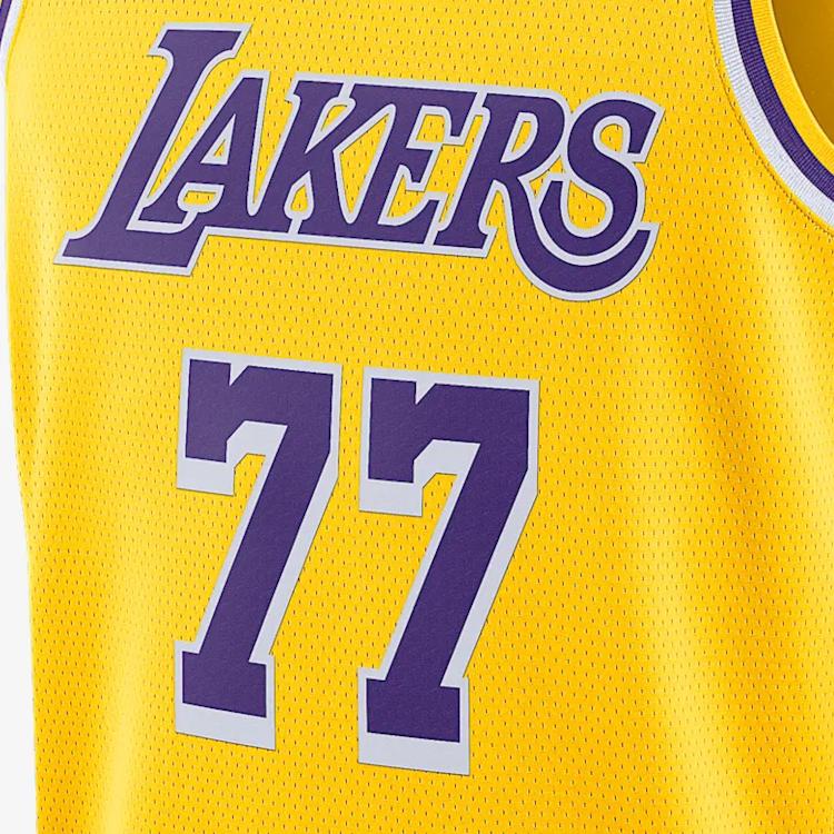 Nike NBA Team Logo Tank-Trikot Fan Edition Saison 2022-2023 Unisex Tops Gelb DN2009-729