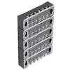 5pcs Dual Row 6 Positions 600V 15A Screw Terminal Block   Preinsulated Terminal Barrier Strip