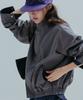 ANNEHEARTS Washed High Neck Jacket_Gray