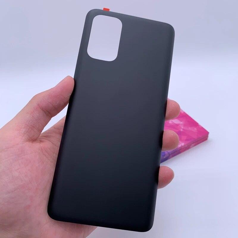 

Задняя крышка для Oneplus 9R 1 + 9r, крышка батарейного отсека, стеклянный корпус, ремонт задней двери, запчасти с объективом камеры Black no lens