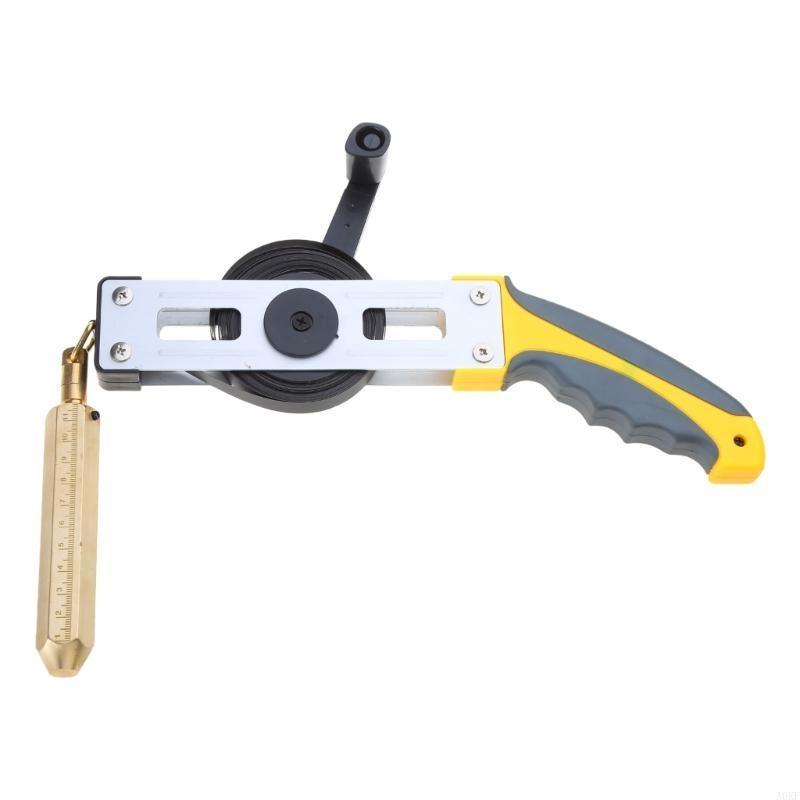 5/10/15/20/30M Oil Gauging Tapes Metal Tape Measure with Brass PlumbBob A0KF
