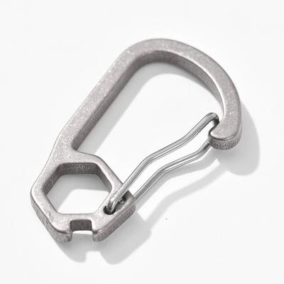 Karabína Keychain Ultra-Light Ti 10g Robustná a elegantná kľúčenka Karabína na kľúče a