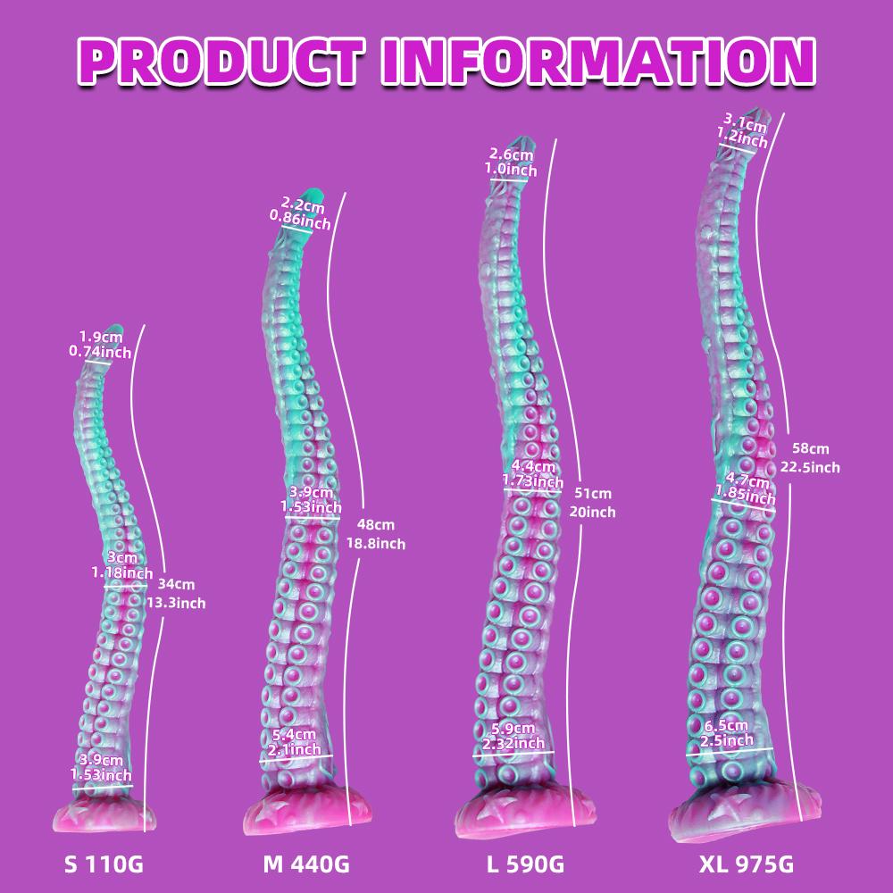 Long Anal Butt Plug Sex Toys Monster Dildo Octopus Tentacle Huge Silicone Dick Sex Adult Soft Dildo Female Masturbator Sex Toy