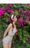 Women's Floral Bandeau High-Waist Bikini - 2026 Pure Desire Style, Slimming, Tummy Concealing, Sexy Hot Spring.