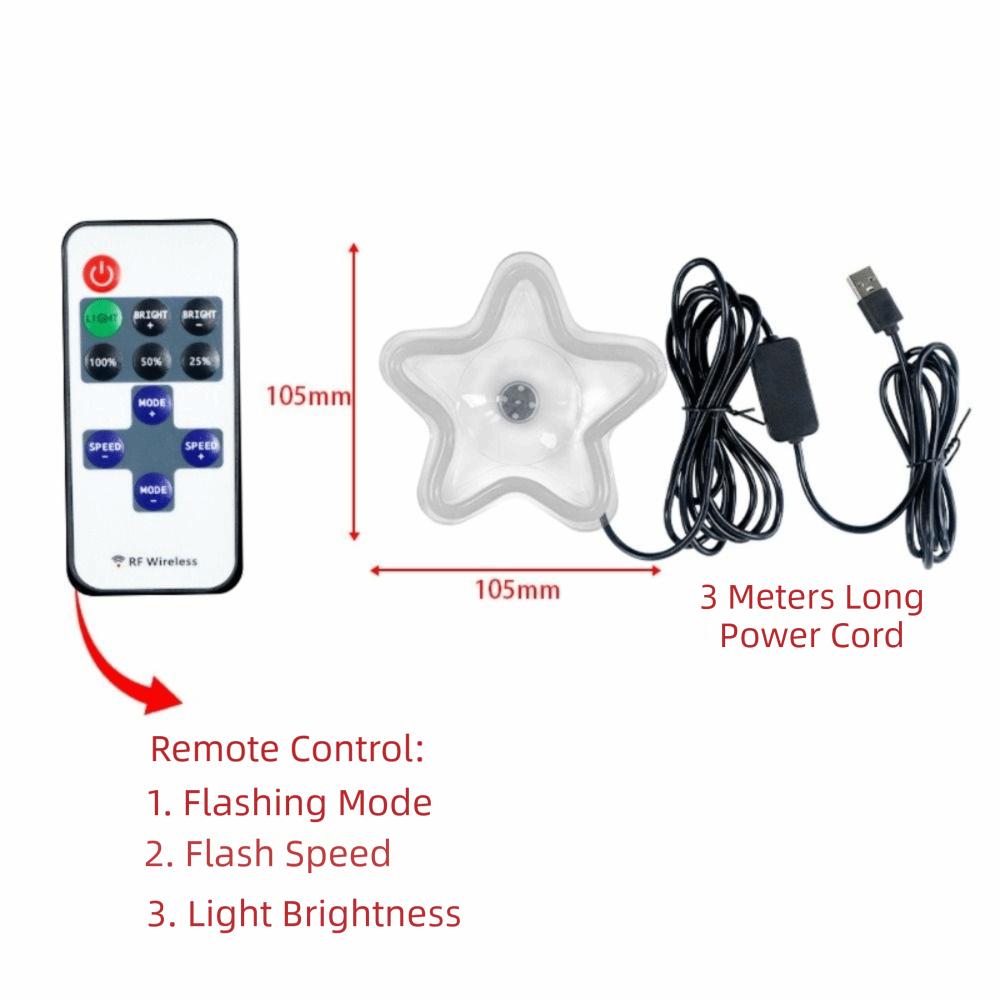 USB Powered Car Ambient Lights Multiple Modes Interior Atmosphere Lamps Car Interior