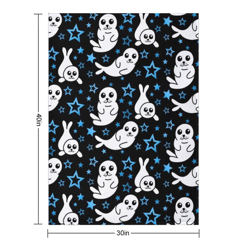 Harpobbe Blaue Sterne Muster Überwurfdecke dekorative Sommerbettwäsche Flanell Quilt Decken