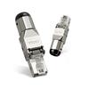 1Pcs Rj45 Shielded Toolless Modular Termination Plug Rj45 Cat8 Cat7 Cat6A Connector 2000Mhz 40G Lan Cable For 22Awg-24Awg