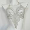 European And American Multi-Layer Fringed Chest Chain Nightclub Sexy Trend Rhinestone Body Chain Female Body Chain