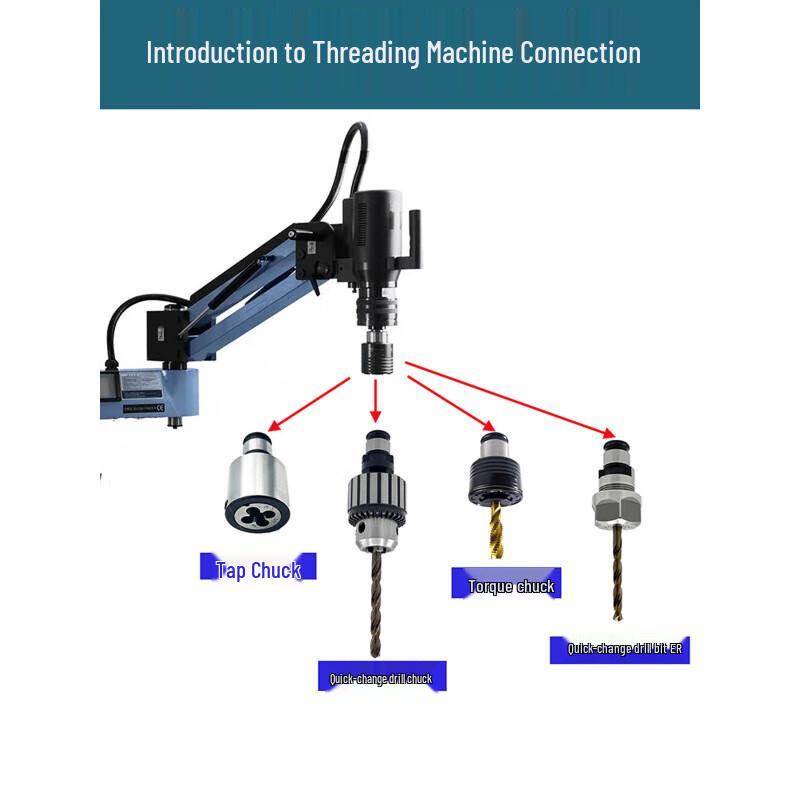 Jundingying Quick-Change Drill Chuck Universal Tapping Tool