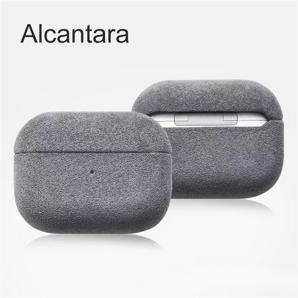 Luxury Alcantara Case for AirPods Pro 3(2025) Fur Leather Cover for AirPods 4 & Pro2 Wireless Bluetooth Earphone Accessories